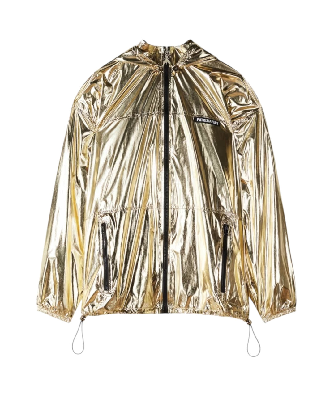 GOLD / ゴールドSILK NEP TWILL RAILOAD JACKET Gold Windbreaker Jacket – Mélange de Luxe